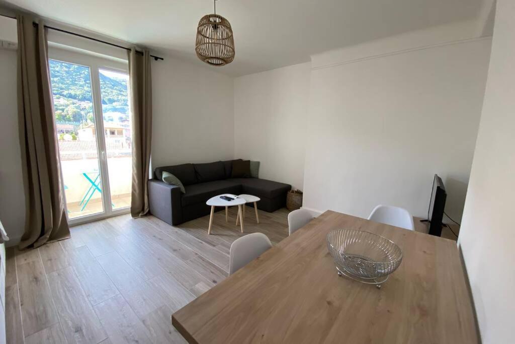 Ajaccio Magnifique T2 Neuf 40M2 Avec Balcon Au Trottel 4 Couchages Wifi Clim Parking Plage A Pieds 100M Exterior foto