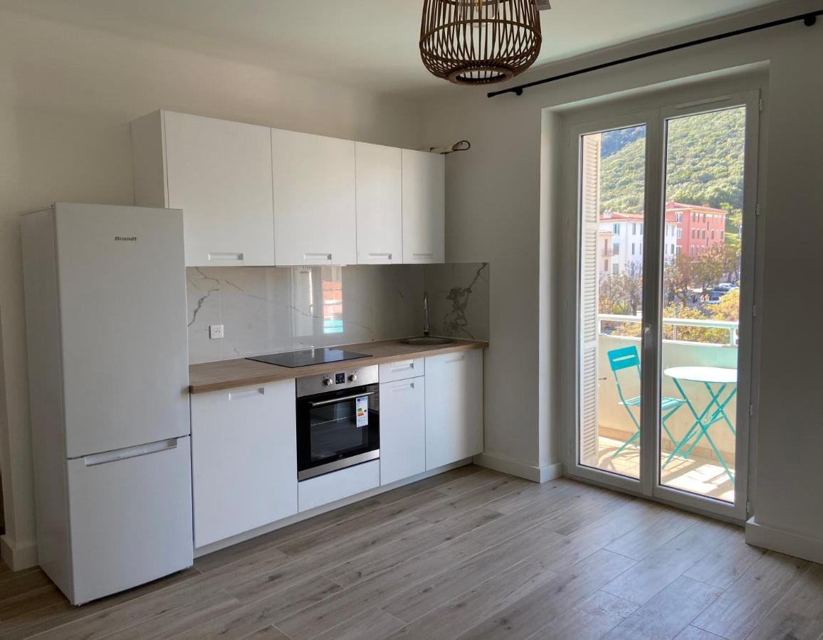 Ajaccio Magnifique T2 Neuf 40M2 Avec Balcon Au Trottel 4 Couchages Wifi Clim Parking Plage A Pieds 100M Exterior foto